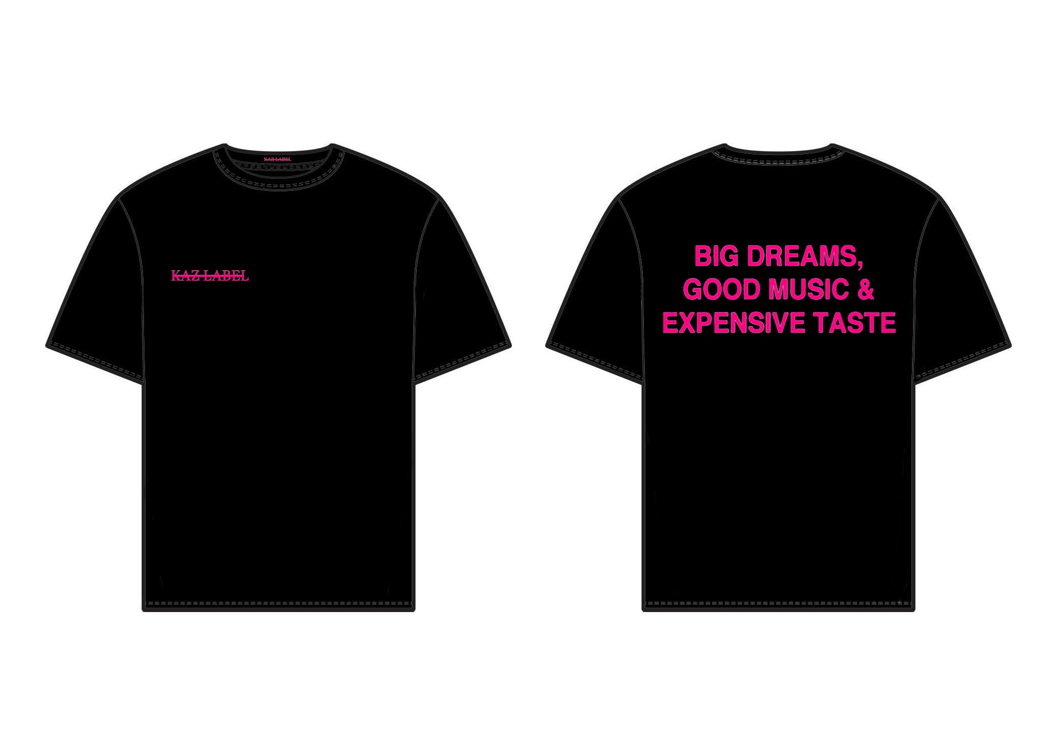 BIG DREAMS, GOOD MUSIC T-SHIRT